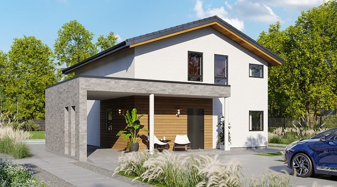 Modern prefabricated homes prices offering affordability and style.